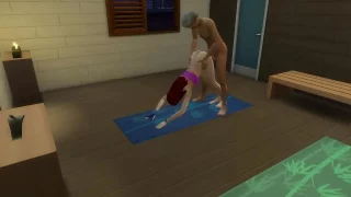 Old Pervert Fucks His Son’s Wife And Granddaughter Doing Yoga Ntr