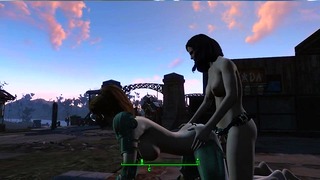 Piper me folla con un Strapon Delante de todos Fallout 4 Sex Mod