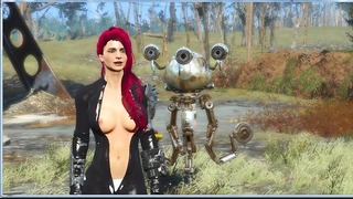 Секс-девушка Алисса. Все в сперме! Порно-игра 3D, Секс-мод Fallout 4