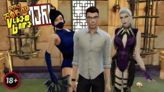 De wellustige videogame-nerd Ep1 – Koochie Kombat – Een Sims 4 pornoparodie