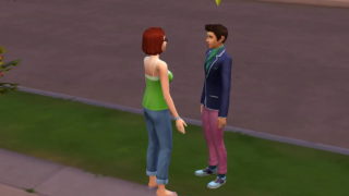 De Sims 4 Chamando A Vizinha Para O Sexo anaal