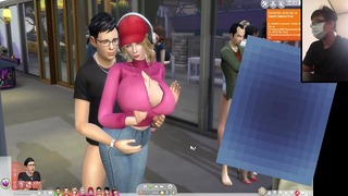 The Sims 4:10 Persone nella finestra dal pavimento al soffitto Sesso appassionato Alcune clip Mascheramento privato