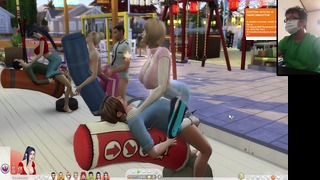 The Sims 4:6 People On The Boxing Sandbag Psycho Fuck