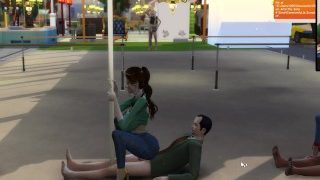 The Sims 4:8 Люди танець на жердині Сексуальний секс