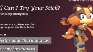 18+ Erotic Sonic Audio Ft Sticks – Can I Try Your Stick?