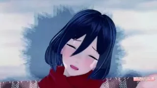 3D/Anime/Hentai. Attack On Titan: Ackerman Mikasa Gets Fucked!!