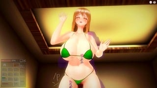 3D Hentai 変態ビキニとあまあまセックス