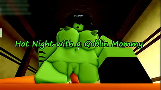 Eine heiße Nacht mit einem Goblin-Mädchen Roblox Rp