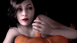 Alcina Dimitrescu Gives A Handjob In POV Resident Evil Village 3D Porn Parody