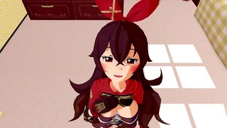 Amber Genshin Impact 3D Hentai 2/9