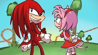 Amy X Knuckles Fucking! Rule34