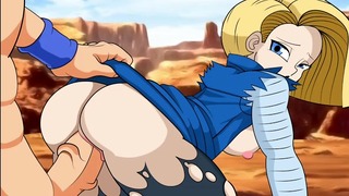 Android 18 Surprised With A Cock Dragon Ball Hentai