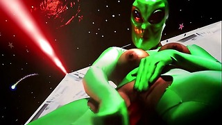 Khu vực 51 Khiêu dâm Người ngoài hành tinh Tình dục được tìm thấy trong cuộc đột kích