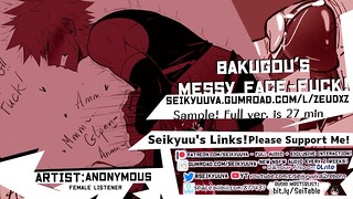 Bakugou’s Messy Face-Fuck My Hero Academia