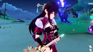 Beidou – Genshin Impact Ryona + Ragdoll – English/ Japanese リョナ/ Korean 료나 / Chinese 良娜