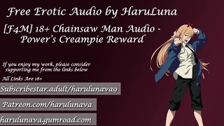 Chainsaw Man Audio – Power’s Creampie Reward!