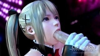 D Or Alive: Deep Blowjob By Cute Marie Rose