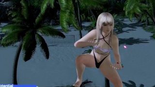 Мод Dead Or Alive Xtreme Venus Vacation Marie Rose Rock Climbing Swimsuit Mod Fanservice Appreciation