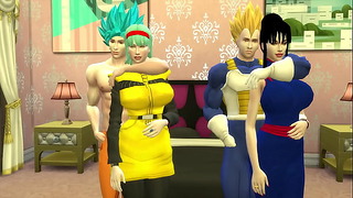 Dragon Ball Porn Hentai Intercambio De Esposas Goku Y Vegeta Esposas Infieles Y Calientes Quieren Que Las Folle El