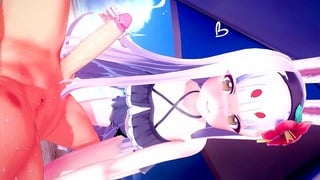 Shimakaze ile Rüya Gibi Zaman Azur Lane Hentai