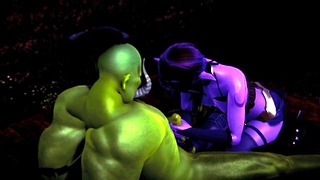 Elf Jerking Off Big Green Cock