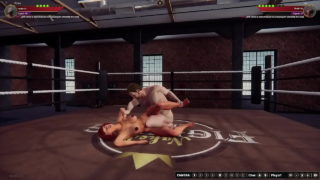 Ethan vs. Val luchador desnudo 3D