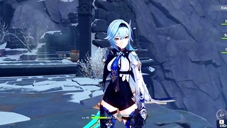 Eula – Genshin Impact Ryona + Ragdoll – English/ Japanese リョナ / Korean 료나 / Chinese 良娜