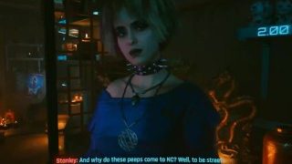 Utforsker Cyberpunk 2077 Street Part One Detektiv V er porno