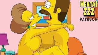 Flanders Fucks Ms Krabappel The Simpsons