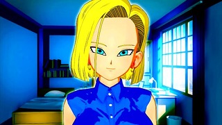Fucking C-18 From Dragon Ball Z Until Creampie – Anime Hentai 3D Uncensored