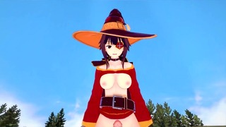 Futa Megumin haluaa näyttää sinulle, mikä Futa on Explosion Taker POV