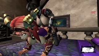 Futa With An Invisible Girl In Public World Warcraft, Porno Game 3D