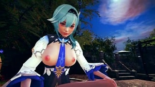 Genshin Impact Futa Eula Sex On A Picnic Taker POV