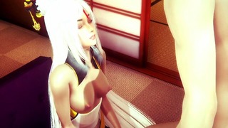 Genshin Impact Hentai – Ningguang Gives A Blowjob In The Jade Chamber