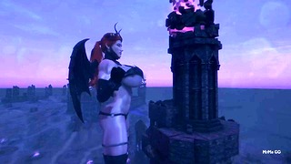 Serana Vampiro in Crescita – Skyrim giantess