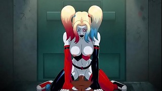 Harley Quinn Arkham Assylum Maschio Nero .Mp4