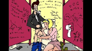 Harley Quinn Sex s Futanari Velký penis