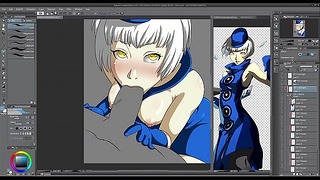 Hentai Painting - Hentai Speed Painting - Elizabeth Persona 3 - XAnimu.com