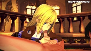 Historia – Attack On Titan Hentai Anime 3D + POV
