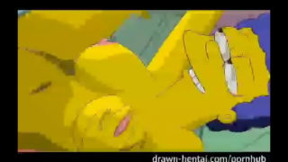 Homero i Marge Cogen Toda La Noche Los Simpson