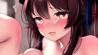 Hu Tao: The Last Rite… Gangbang?! Hentai JOI Preview