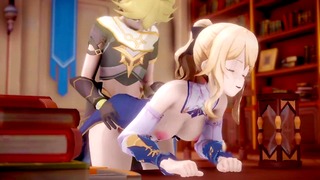 Jean Office Genshin Impact 3D Hentai For Funs Demo