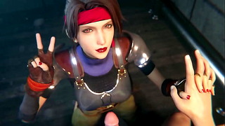 Jessie From Final Fantasy Fucked In All Poses