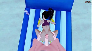 Kale Gets Fucked At The Beach From Your POV, Titty Fuck And Missionary Creampie – Dragon Ball Hentai.