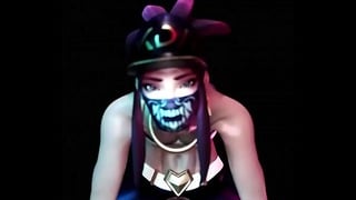 Kda Akali Rides A Monster