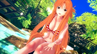 Kirito чука много момичета от Sword Art Online до Creampie – Anime Hentai 3D компилация