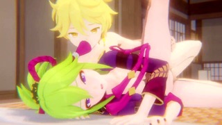 Kuki Shinobu Genshin Impact 3D Hentai Part 3/4