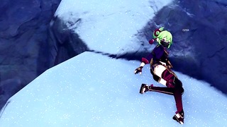 Kuki Shinobu Ryona + Ragdoll – Genshin Impact