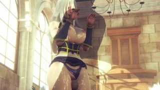 League Of Legends Ashe hittade en bra användning för sin slav 3D-porr 60 fps