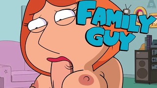 Lois Griffin dando um boquete em Peter Family Guy